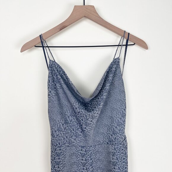 New Finders Keepers Pantsuit Jumpsuit Wide Flare Leg Cowl Neck Wedding Guest - Picture 9 of 16